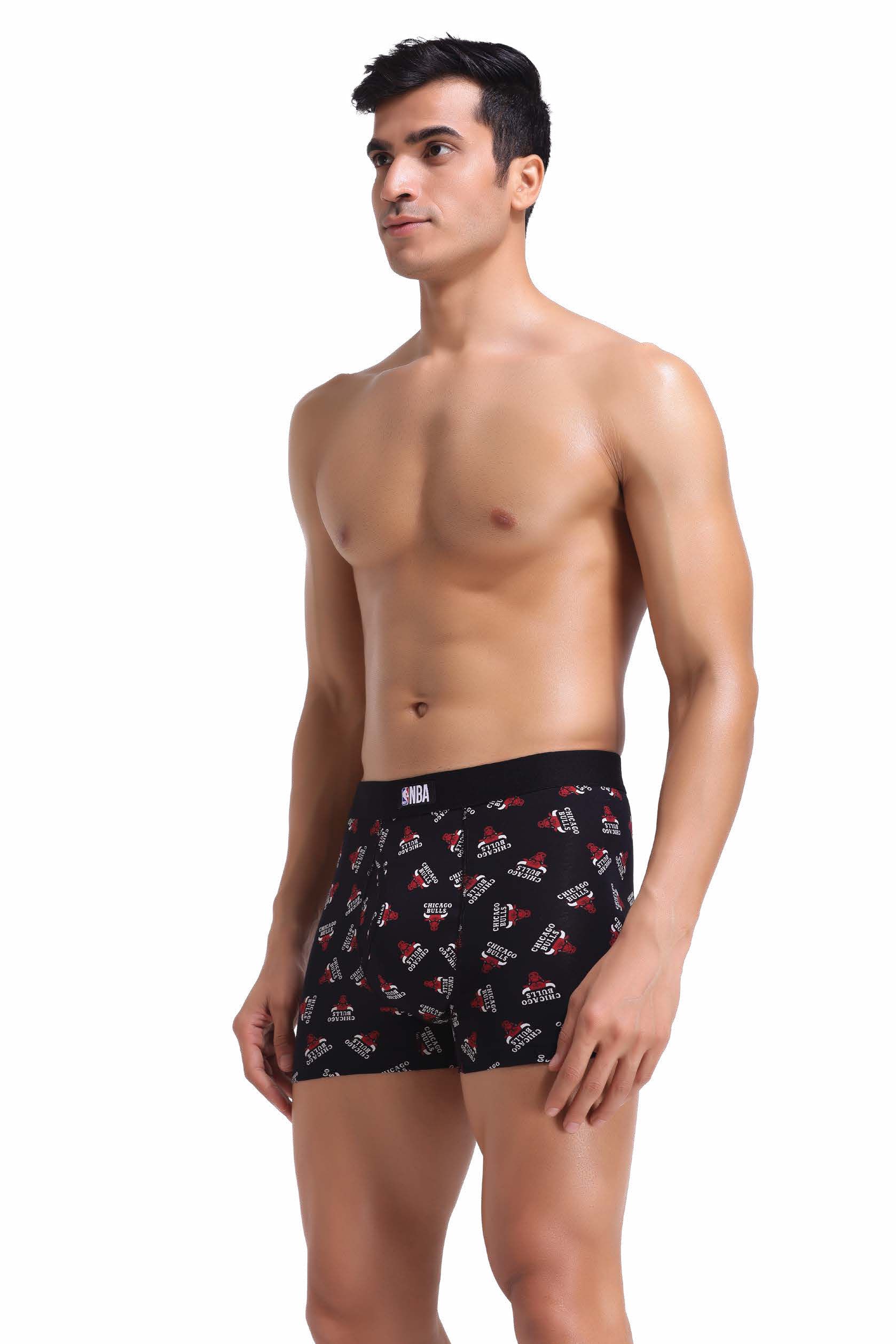 NBA JTK020 Champion Cotton Trunk – Chicago Bulls All-Over Print EditionS