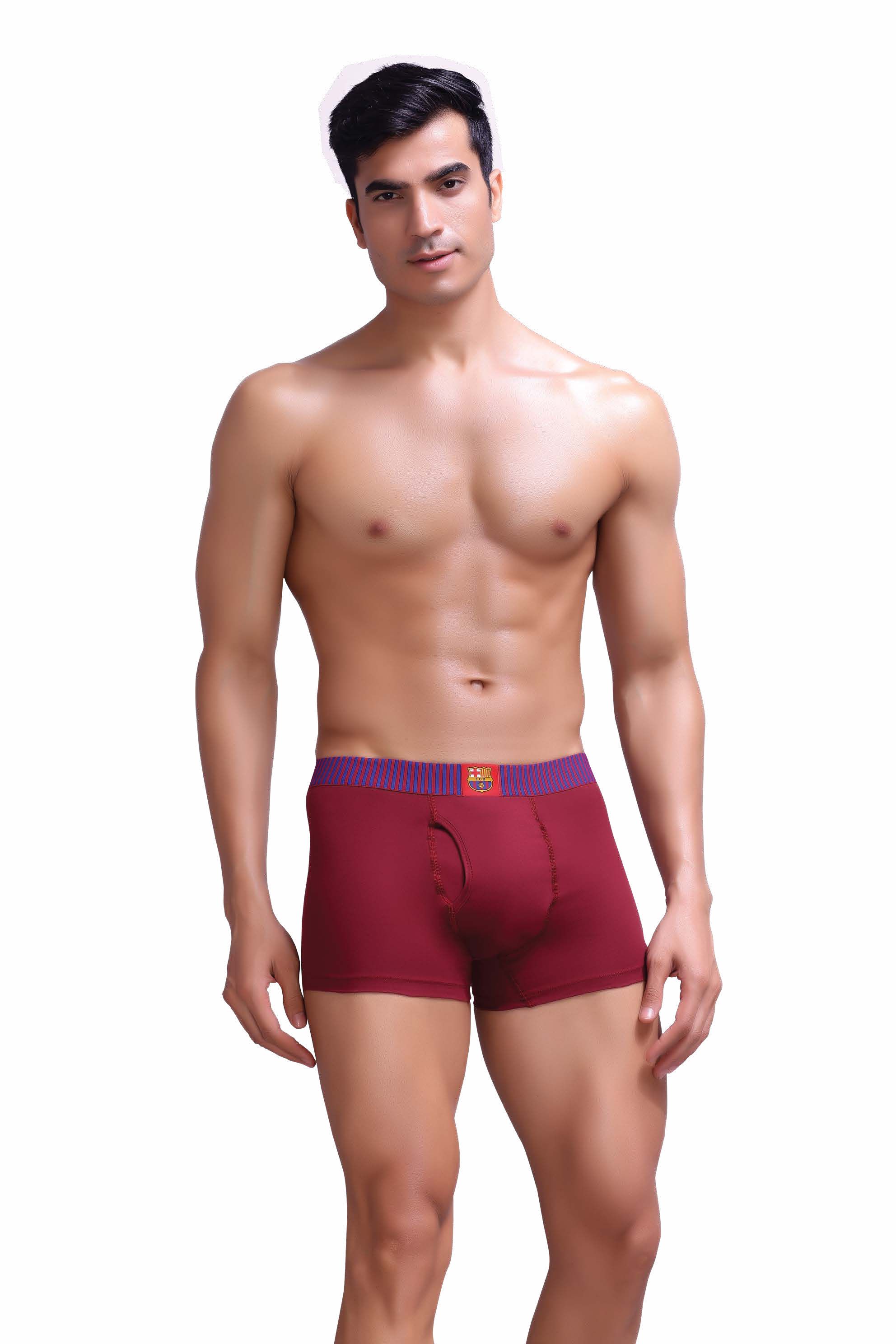 JTK030 Champion Cotton Trunk with Contrast Waistband, Sky Blue, XXL