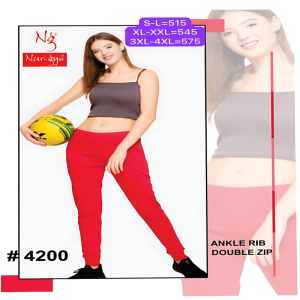 Nurgys Ankle Rib Double Zip Lower