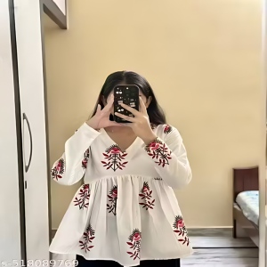 Women’s Printed Fabric Reyon Top