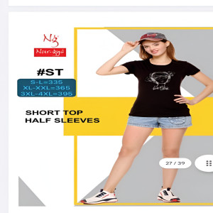 Nur-gys Short Top Half Sleeves #ST
