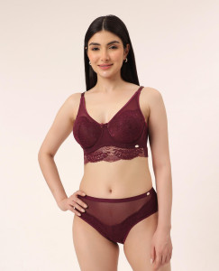 Clovia Longline Bridal Bra & Brief Set BR|MP5941