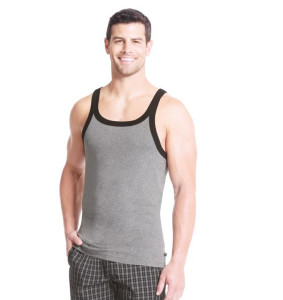JOCKEY Men Cotton Contrast Vest US27