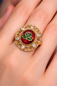 Royal Ruby Bloom Ring