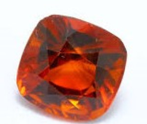 100% Original Hessonite (Gomed) - Natural & Lab Certified (Cushion Shape)