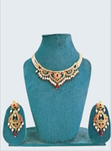 Royal Kundan & Pearl Bridal Necklace Set with Statement Earrings