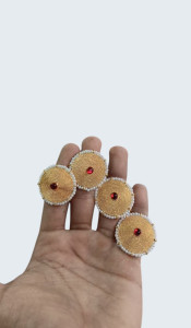 Royal Kundan Pearl Disc Statement Ring