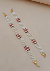 Traditional Pearl Kundan Sisphul (Seeshphool)