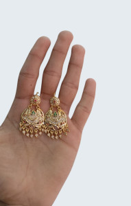 Traditional Chandbali Style Earrings