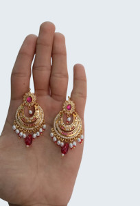 Regal Filigree Jhumka Earrings