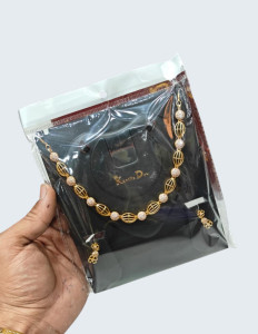 Kantila Dev Cage-Design Crystal Choker Set